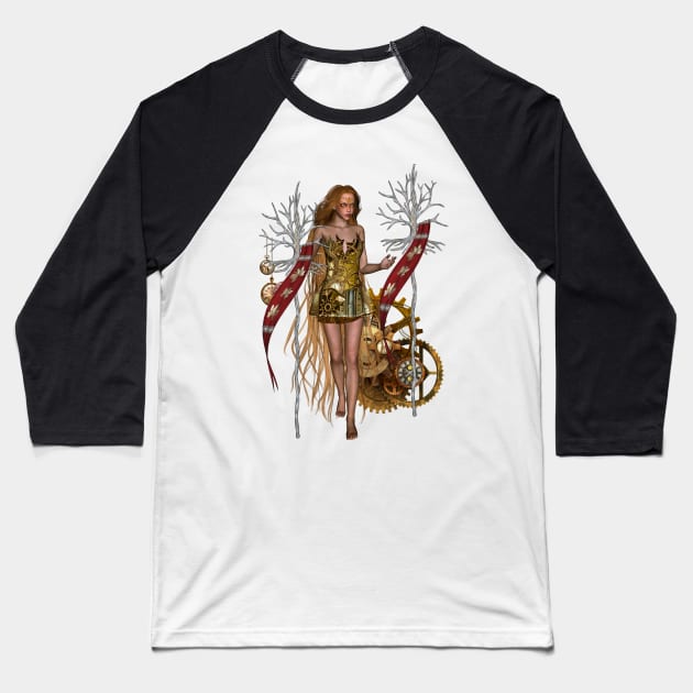 Wonderful steampunk girl Baseball T-Shirt by Nicky2342